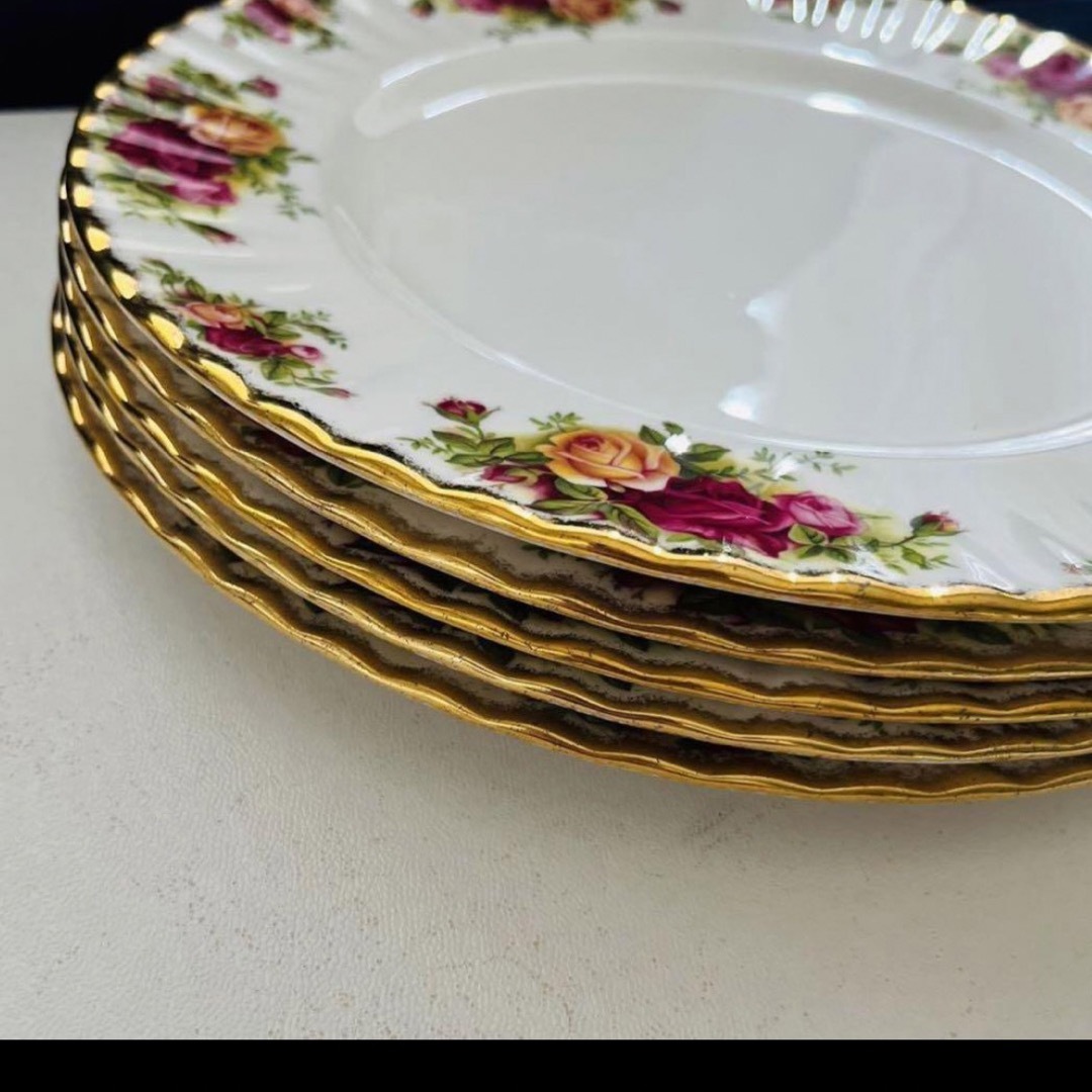 ROYAL ALBERT - ロイヤルアルバート カントリーローズ ディナー 大皿