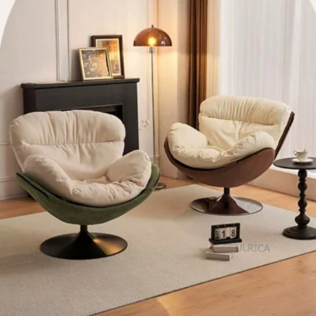 一人チェア ソファー 回転式の通販 by diana｜ラクマ