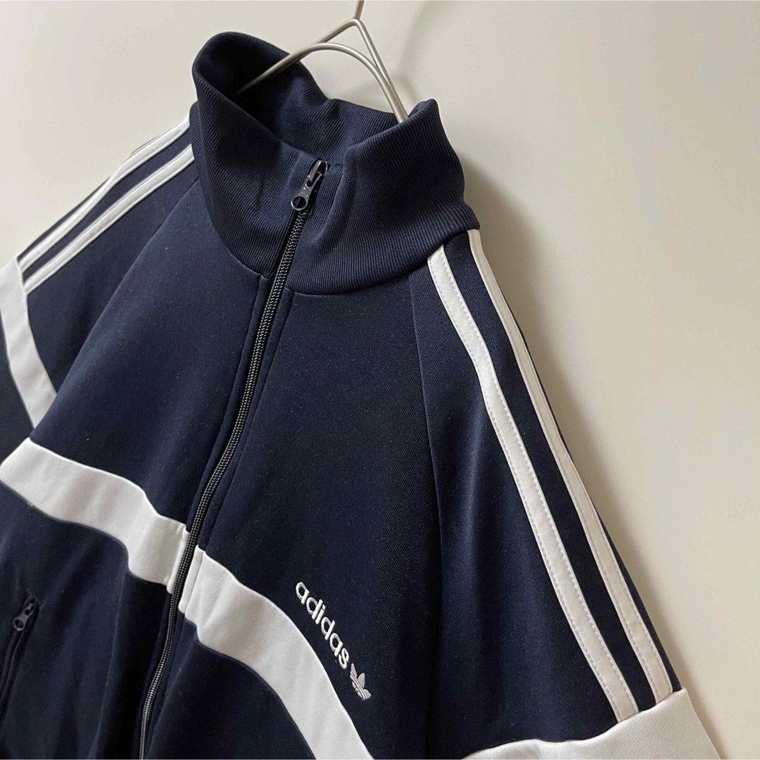 adidas - 美品80s復刻】アディダス刺繍トラックジャケット古着ジャージ