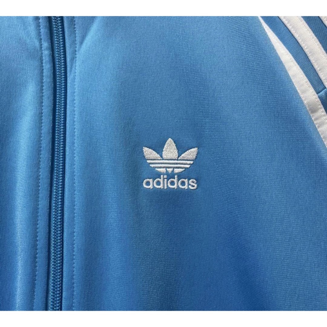 adidas - アディダス ジャージ 上 トラックジャケット ブルー S 刺繍