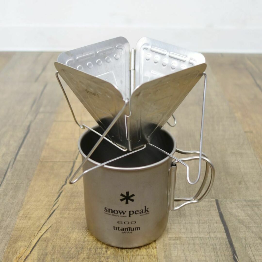 スノーピーク snowpeak チタンシングルマグ600 焚火台型