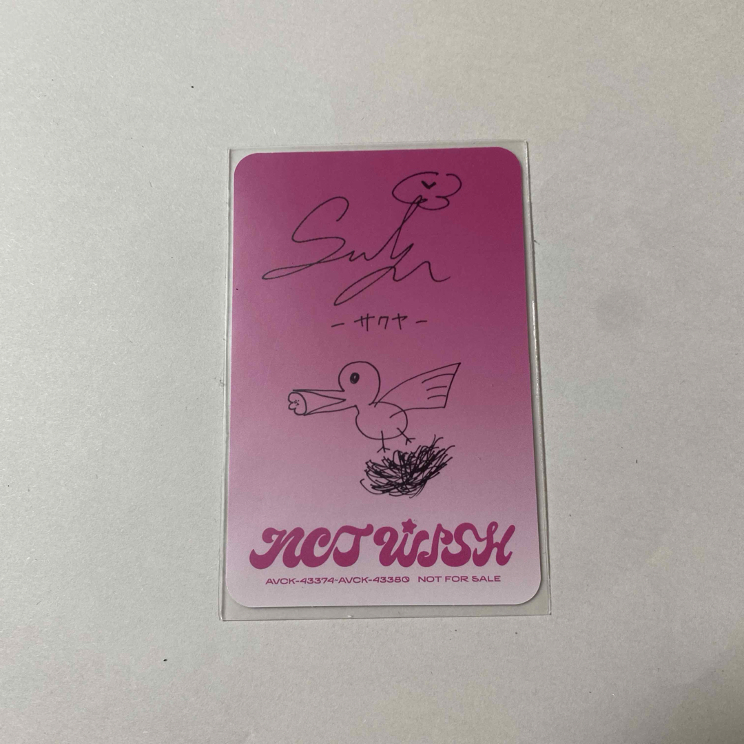 NCT WISH サクヤ トレカ songbird 日本語サインの通販 by momo｜ラクマ