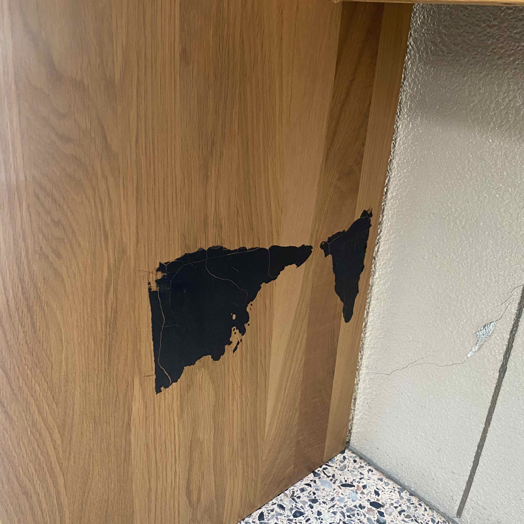 MUJI (無印良品) - 廃盤品 無印良品 MUJI コの字 デスク 無垢材デスク