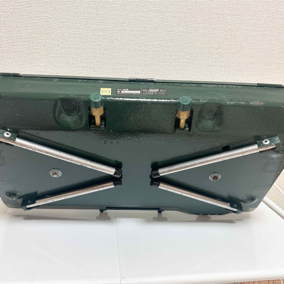 Coleman - Coleman ツーバーナーガスコンロ ジャンク品 コールマンの
