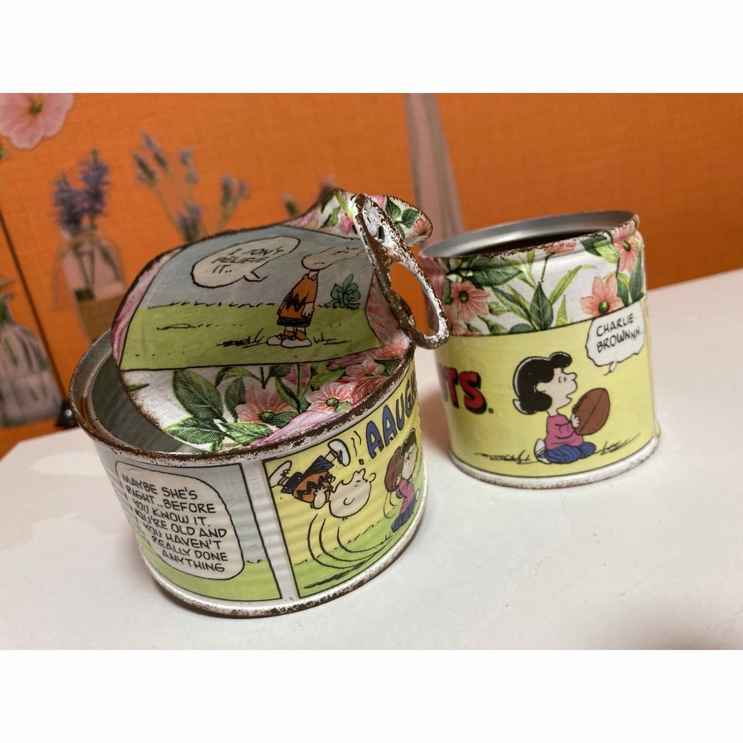 リメ缶 デコパージュ 2個の通販 by ちみ's shop｜ラクマ