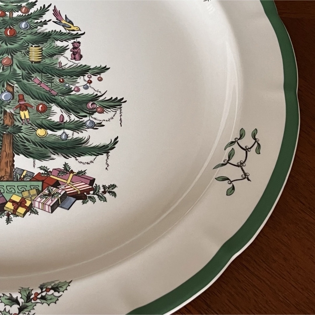 美品】英国製 スポード ☆クリスマスツリー☆パーティプレートの通販