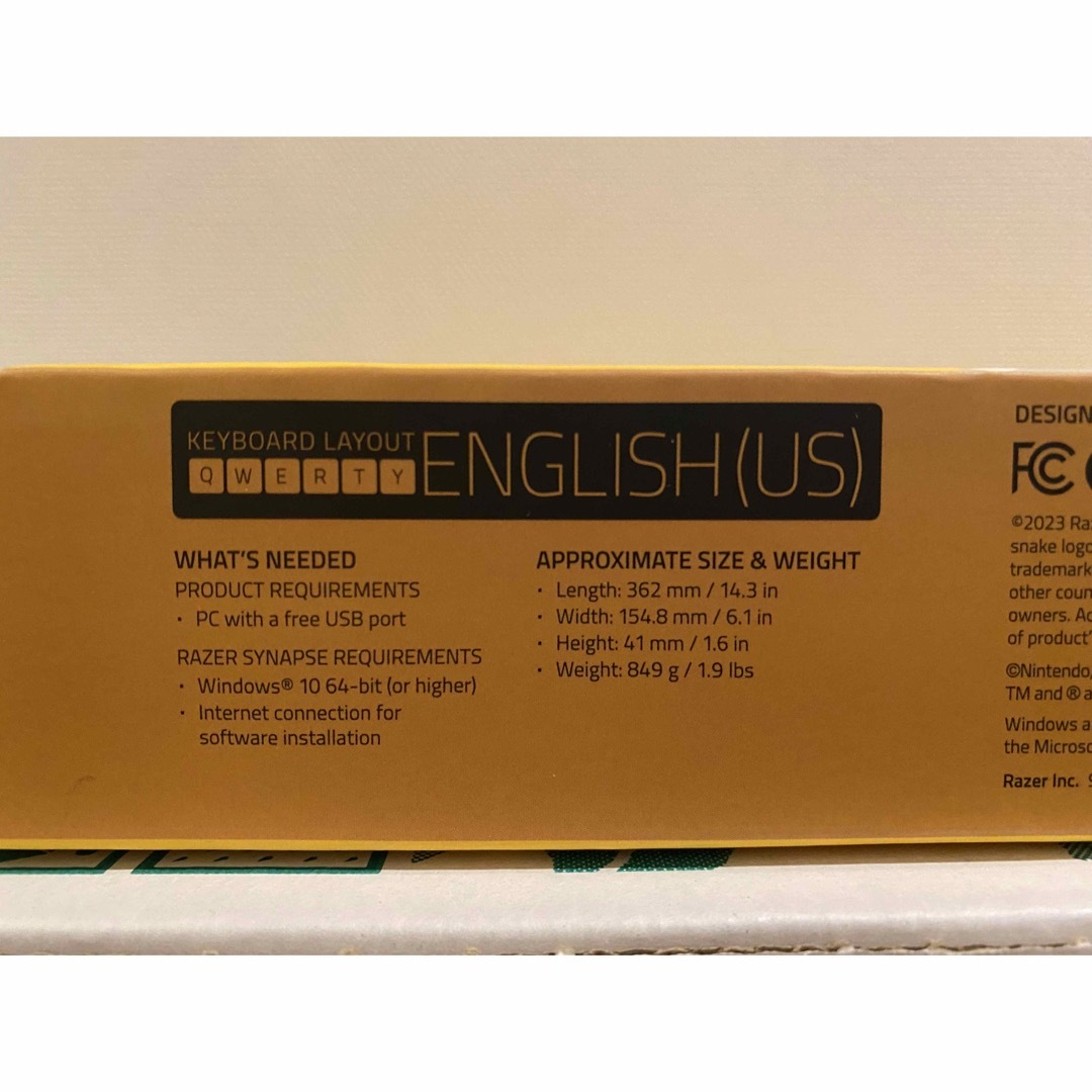 ポケモン - 【新品未開封】RAZER ポケモンキーボード 英語配列の通販