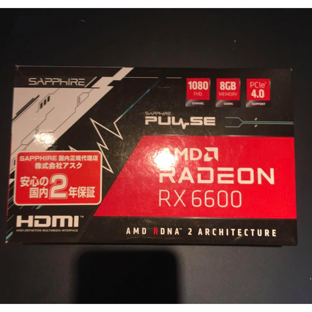 現状品］Sapphire Radeon RX 6600 8GBの通販 by 芦ｳｪｲ's shop（週末