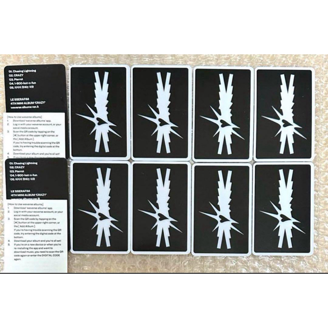 LE SSERAFIM - ルセラフィム CRAZY Weverse ver アルバム トレカ