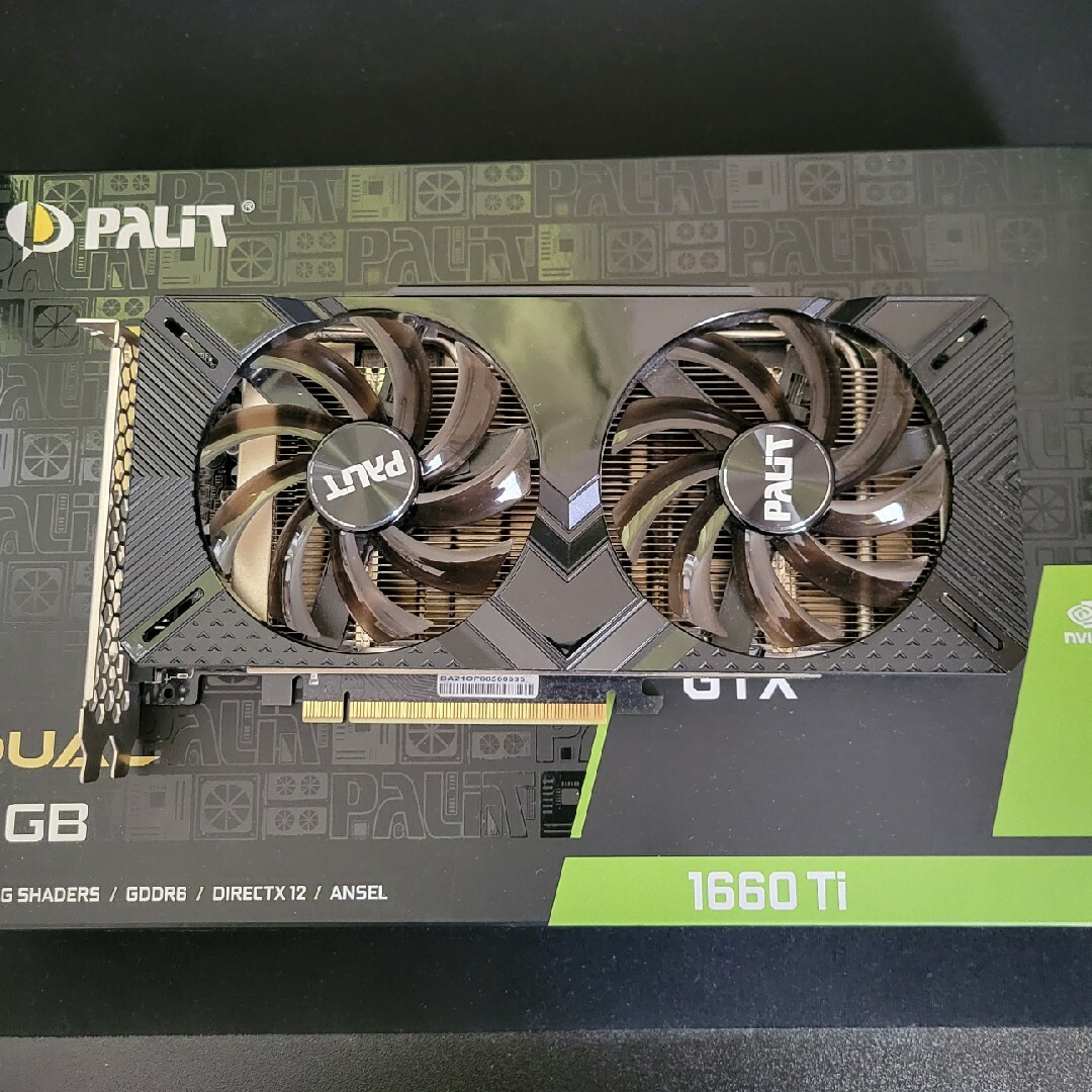 PALIT GeForce GTX1660Ti 6GB Dual OC NE6…の通販 by アルマゲ shop