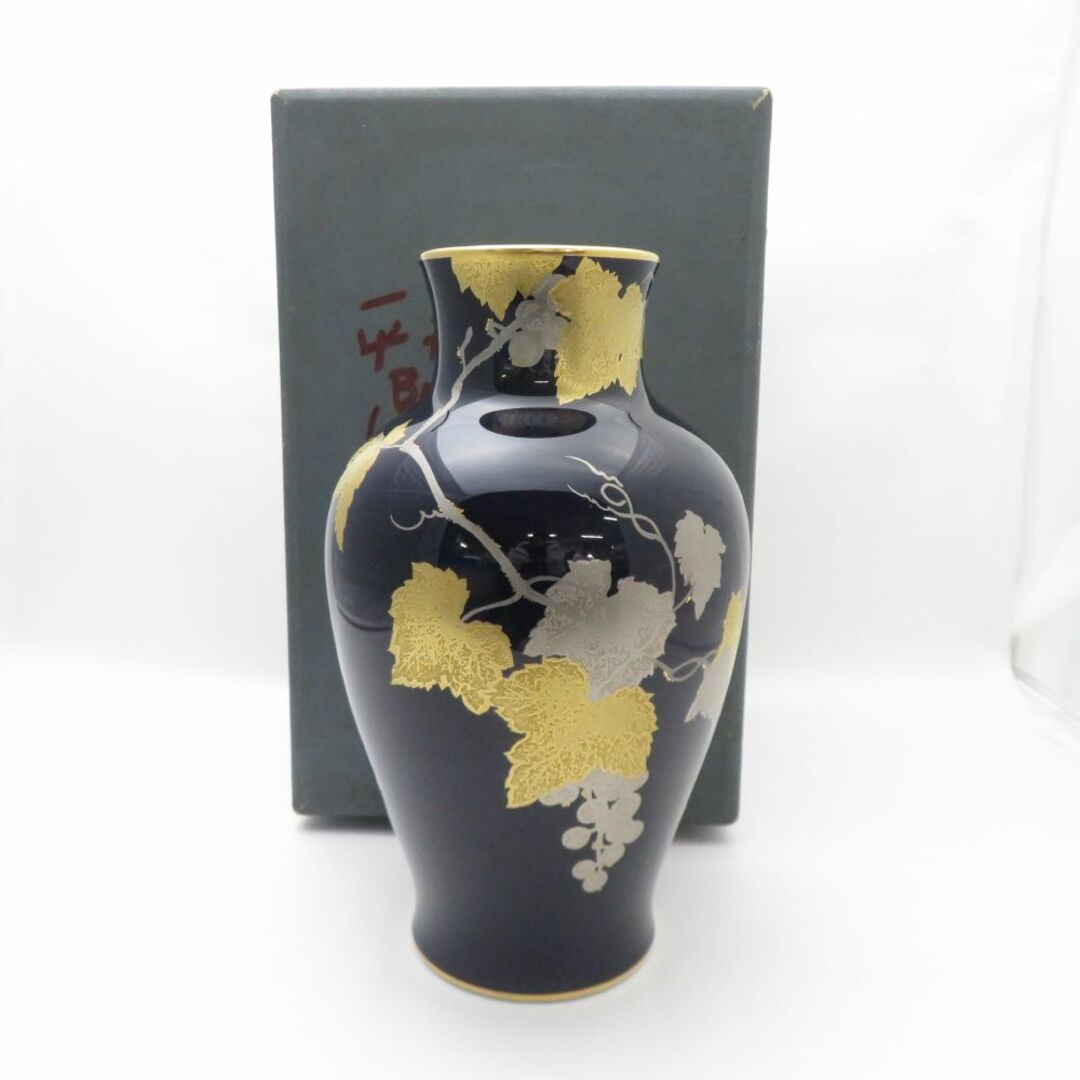 大倉陶園 金触 ブドウ 葡萄 花瓶 【公式通販】