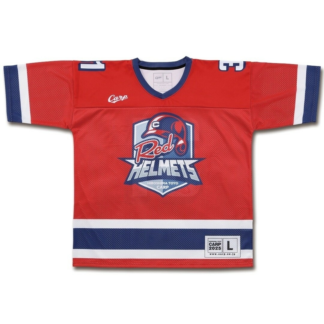 鬼滅の刃カープ坂倉将吾選手アメフト風Tシャツ2025！Lサイズ！限定