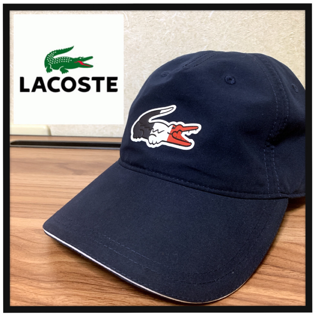 LACOSTE - 【美品】LACOSTE SPORT☆ラコステ☆デカワニ☆トリコロール