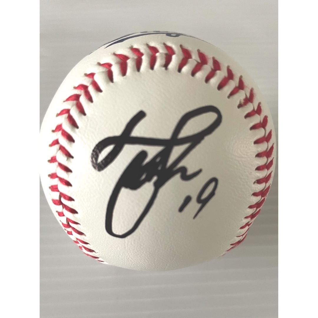 中日ドラゴンズ - 高橋宏人 直筆サインボール&BBMカード青箔サイン入り