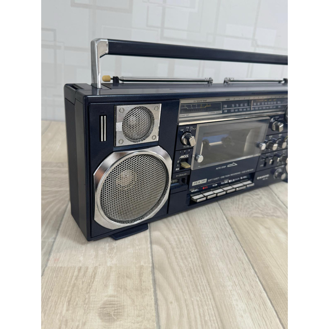 SANYO - 【希少・元箱付】SANYO ラジカセ MR-V8｜昭和レトロ ラジオの
