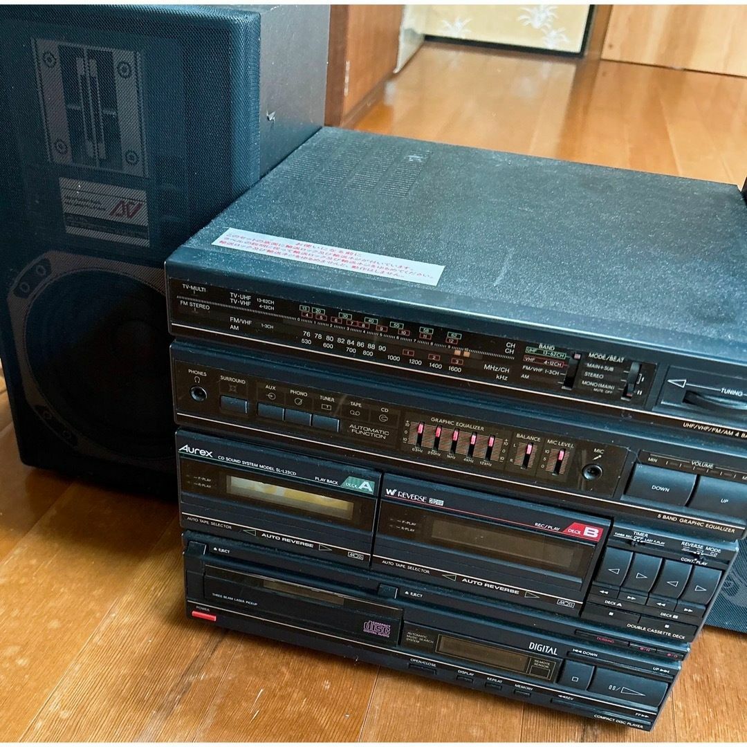 東芝 - 東芝 Aurex SL-L23CD Aurex SS-L23W セット売りの通販 by