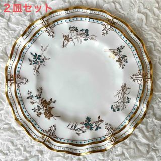 希少品】ロイヤルクラウンダービー☆ダービーグリーンパネル☆豪華な