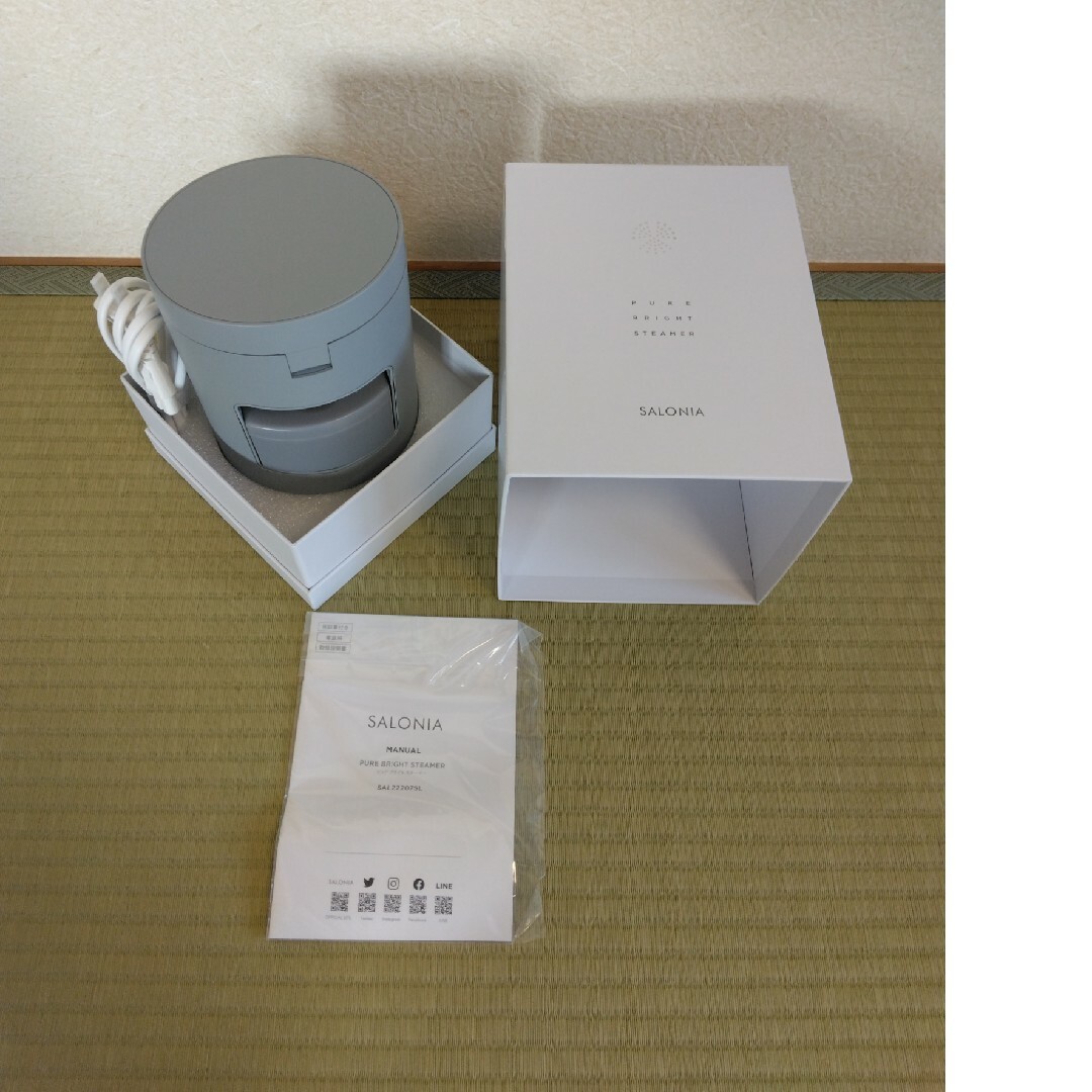 SALONIA - 未使用 サロニア フェイススチーマーの通販 by さかな's