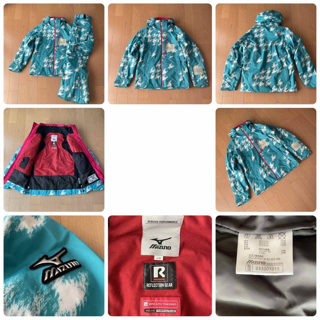 MIZUNO - ミズノ MIZUNO スキーウェア 上下セット デモモデル 中古