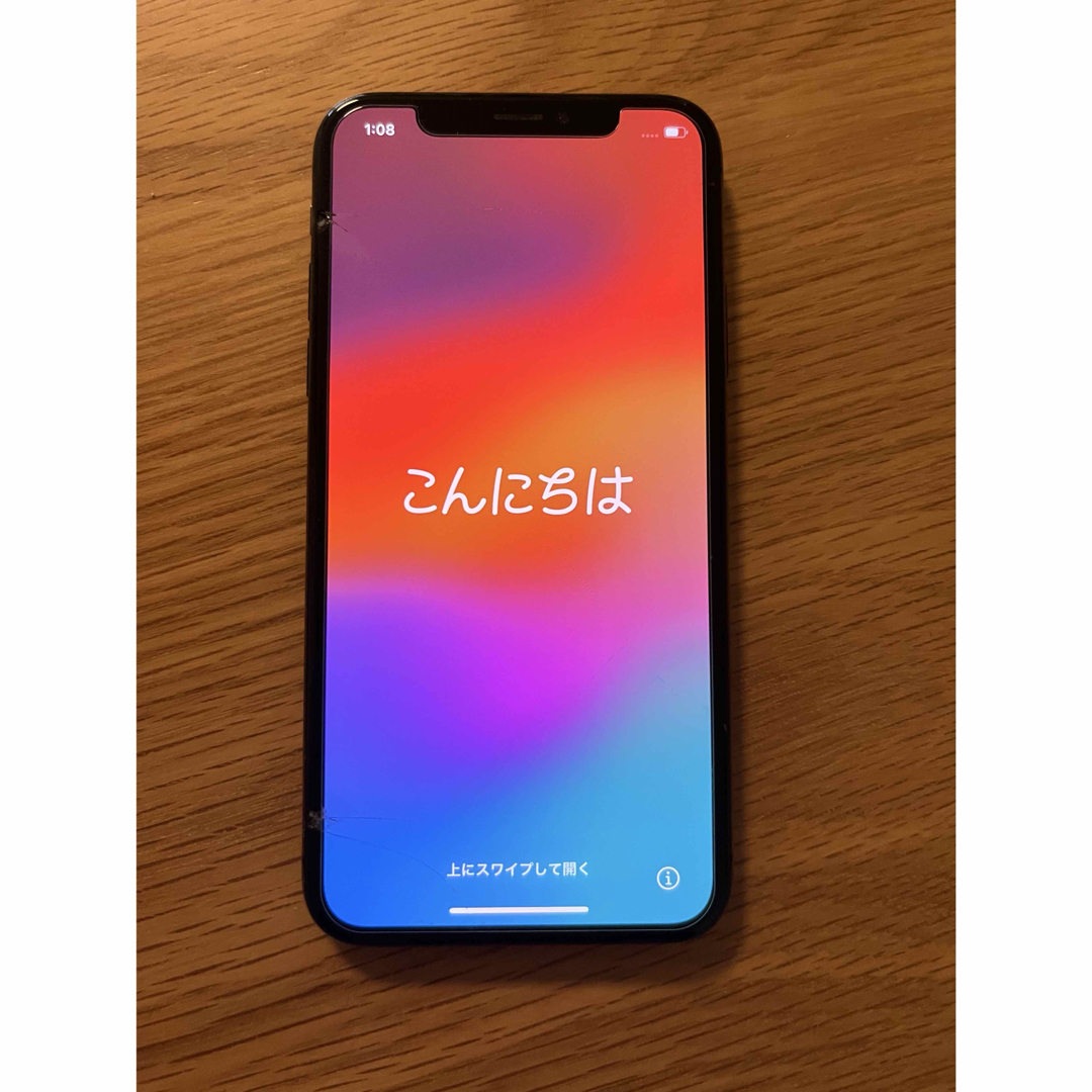 iPhone - iPhoneXS 64GB スペースグレイ SIMフリー 画面割れありの通販