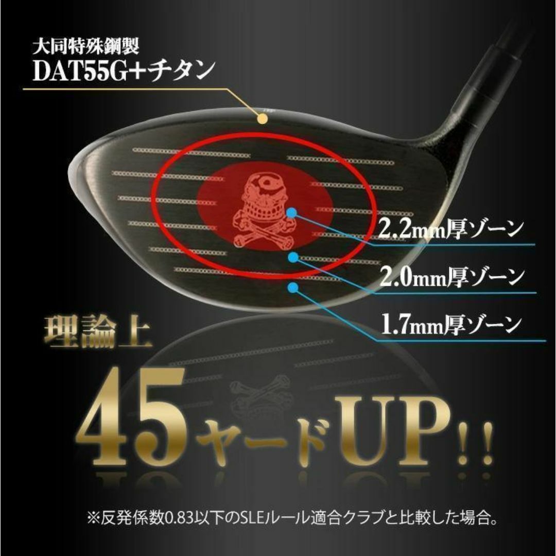 WORKS Golf - 【新品】超高反発ドライバー「悪童」三菱ケミカル製 軽量