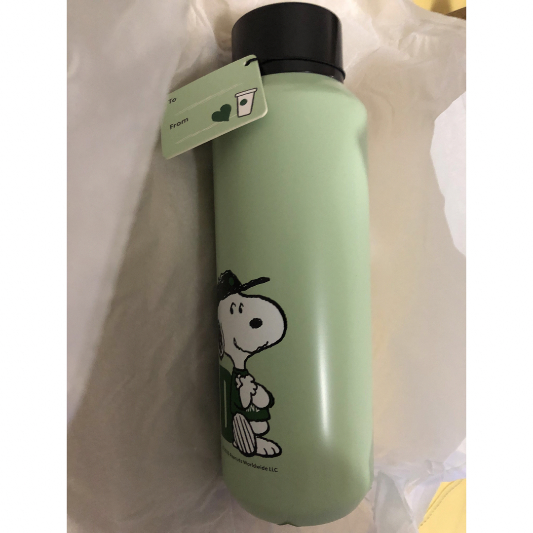 Starbucks - スタバ スヌーピー PEANUTS ステンレスボトル グリーン