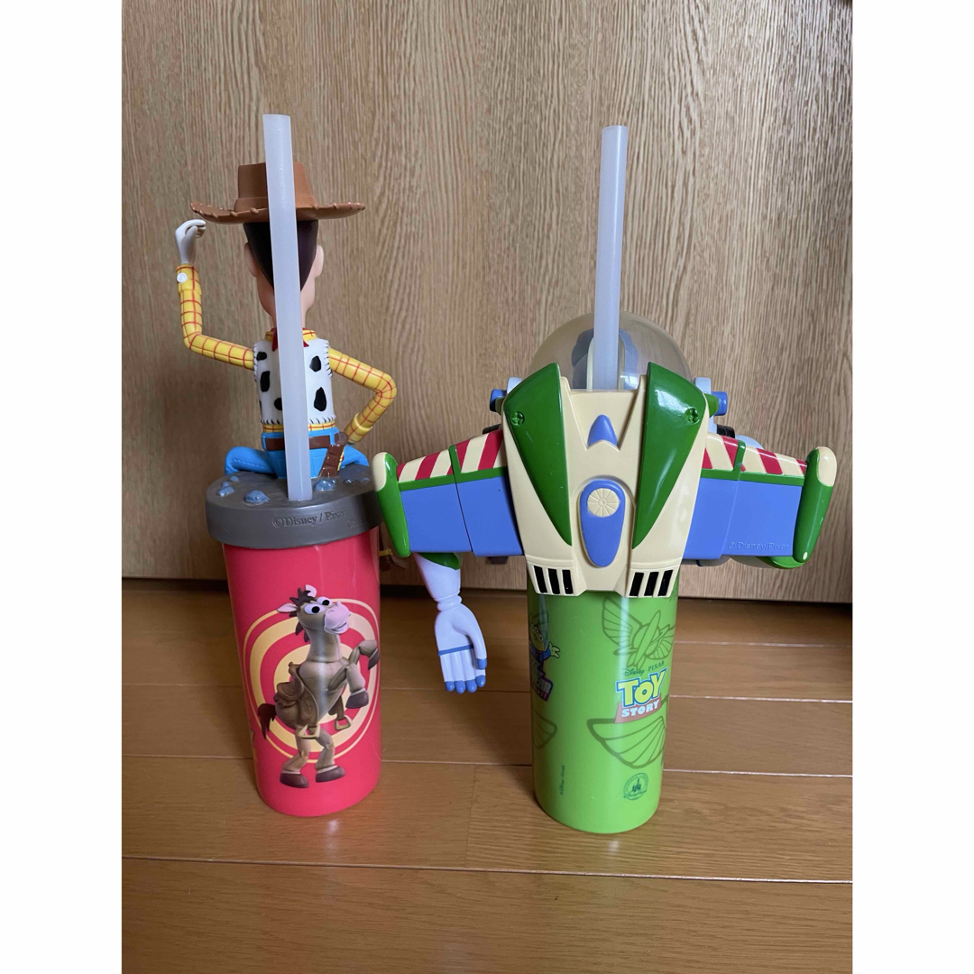 トイ・ストーリー - トイストーリー ウッディ バズ ストロー付き