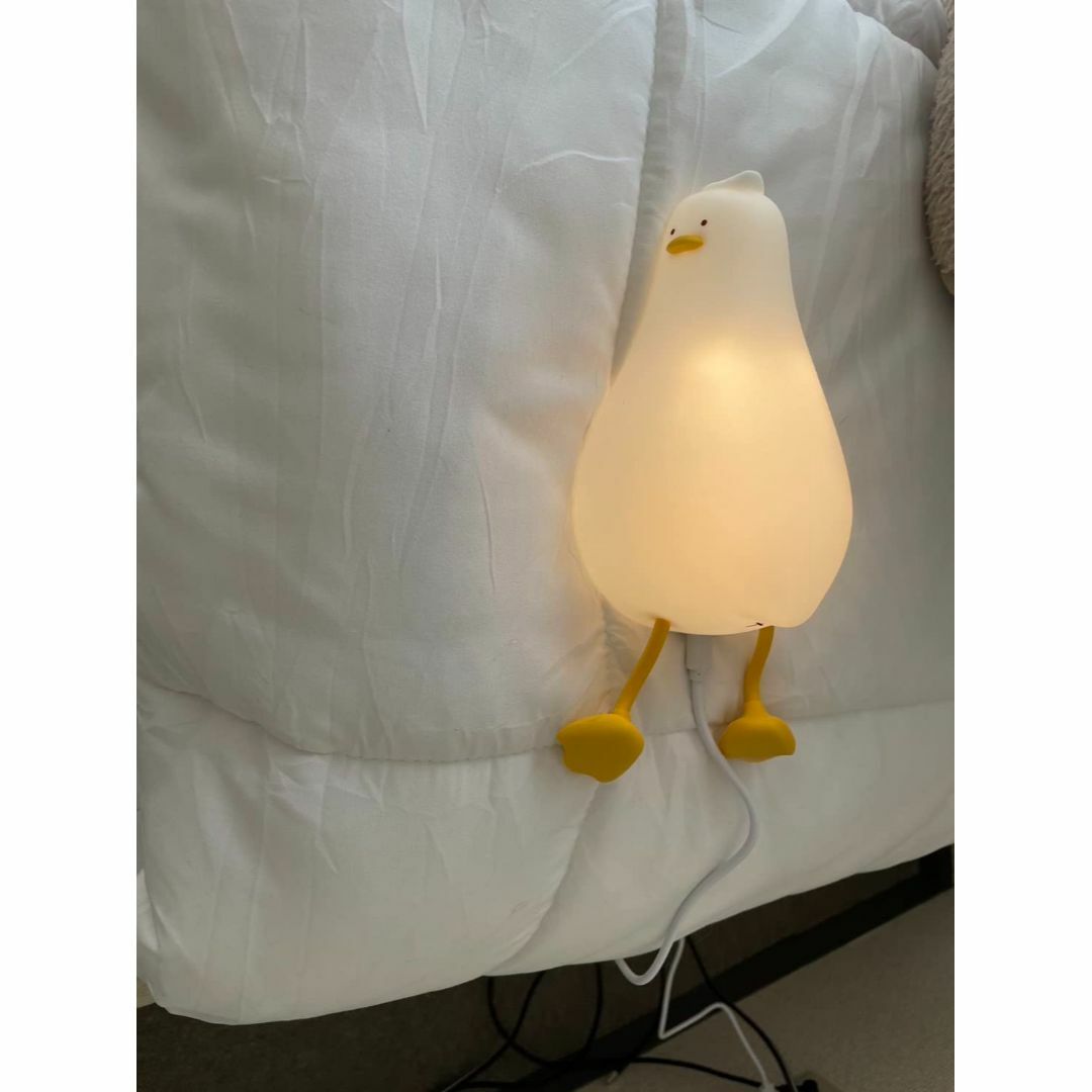 ☆かわいいアヒルライト 癒し ぷにぷにした触り心地 ランプの通販 by