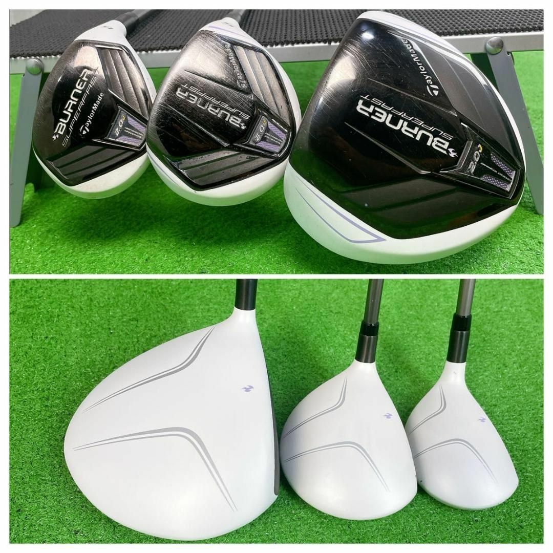 レフティ テーラーメイド バーナー メンズゴルフセット 11本 初心者