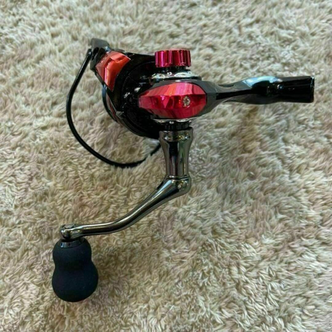 スピニングリール 2000 赤 左右交換可能 海釣り ブラックバス 新品