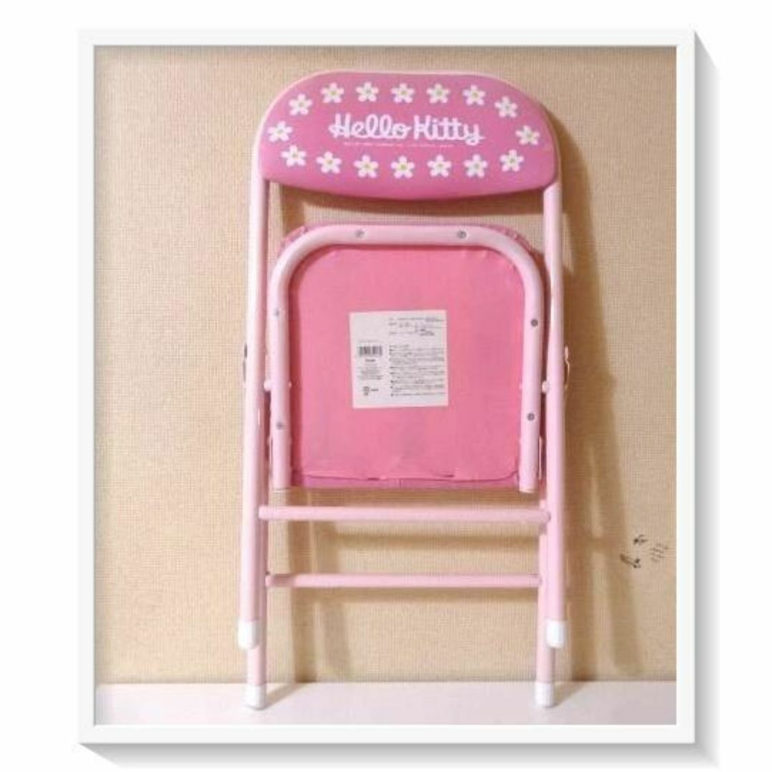 サンリオ - 希少 平成レトロ カオハナキティ 折りたたみ椅子 2002 当時