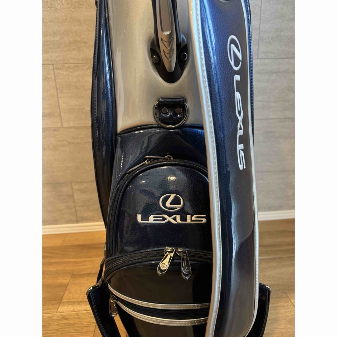 LEXUS - LEXUS ゴルフキャディバッグ ネイビー/シルバーの通販 by