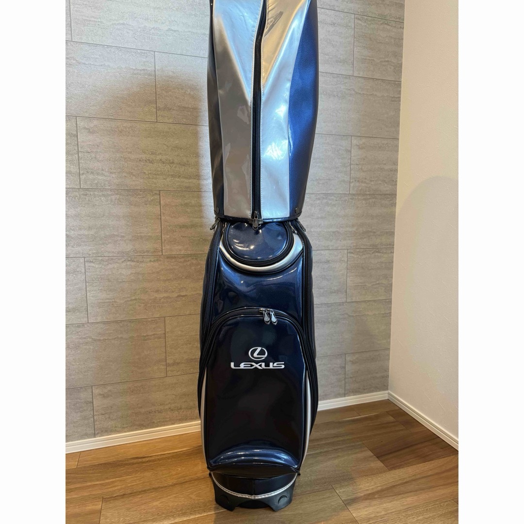 LEXUS - LEXUS ゴルフキャディバッグ ネイビー/シルバーの通販 by