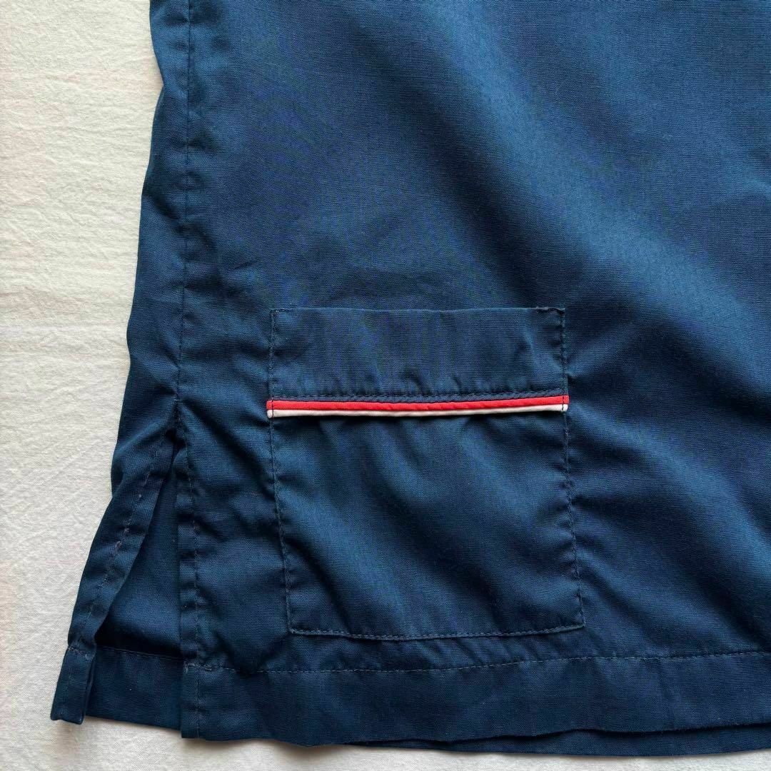 USA製 ヒルトン ボーリングシャツ サイズ38 半袖シャツ ブルー