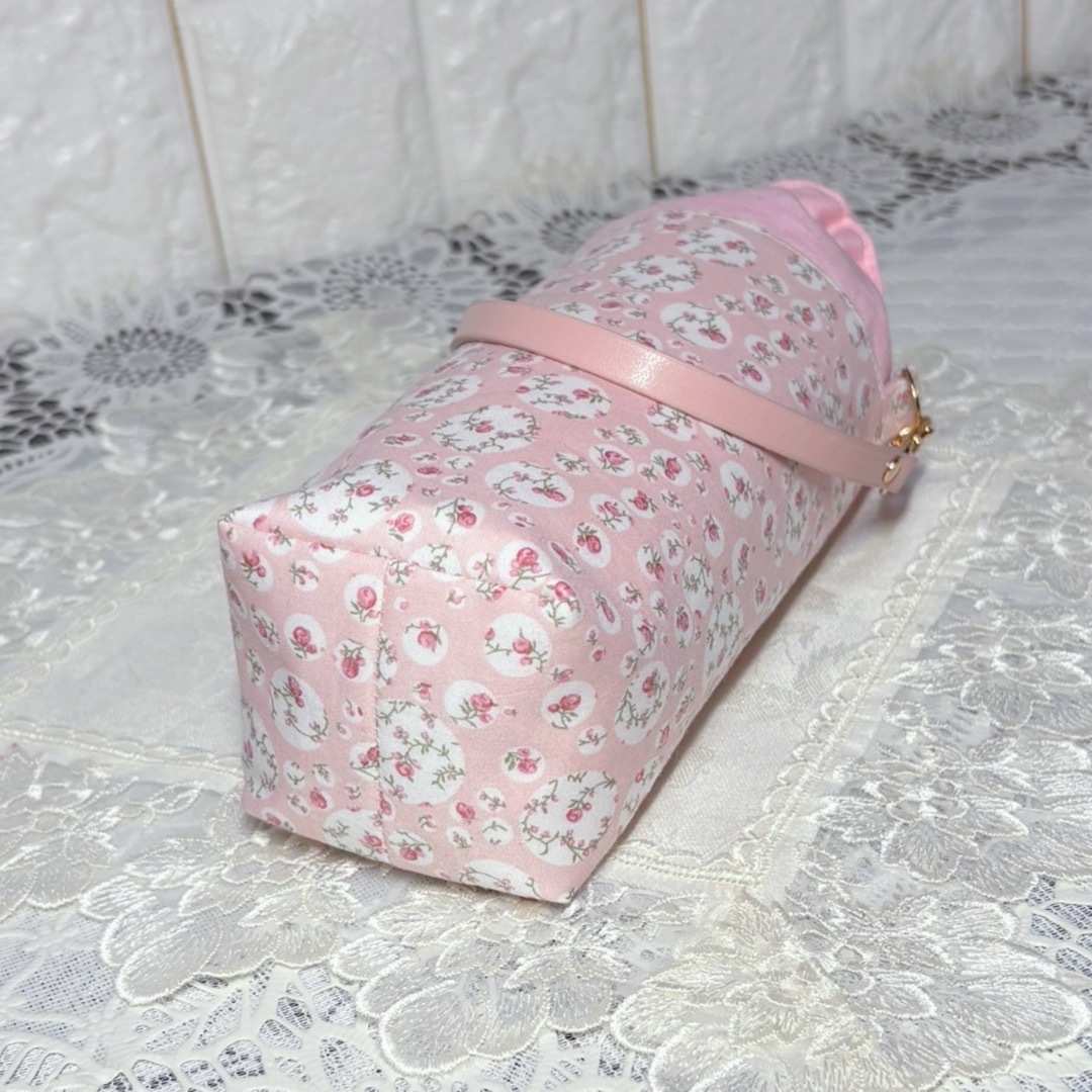 安い ペットボトルカバー リバティジョアンナ/いちごラテ ハンドメイド