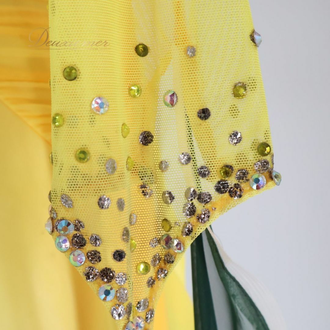 日本製 社交ダンス衣装】イエロー in the MOOD インザムード