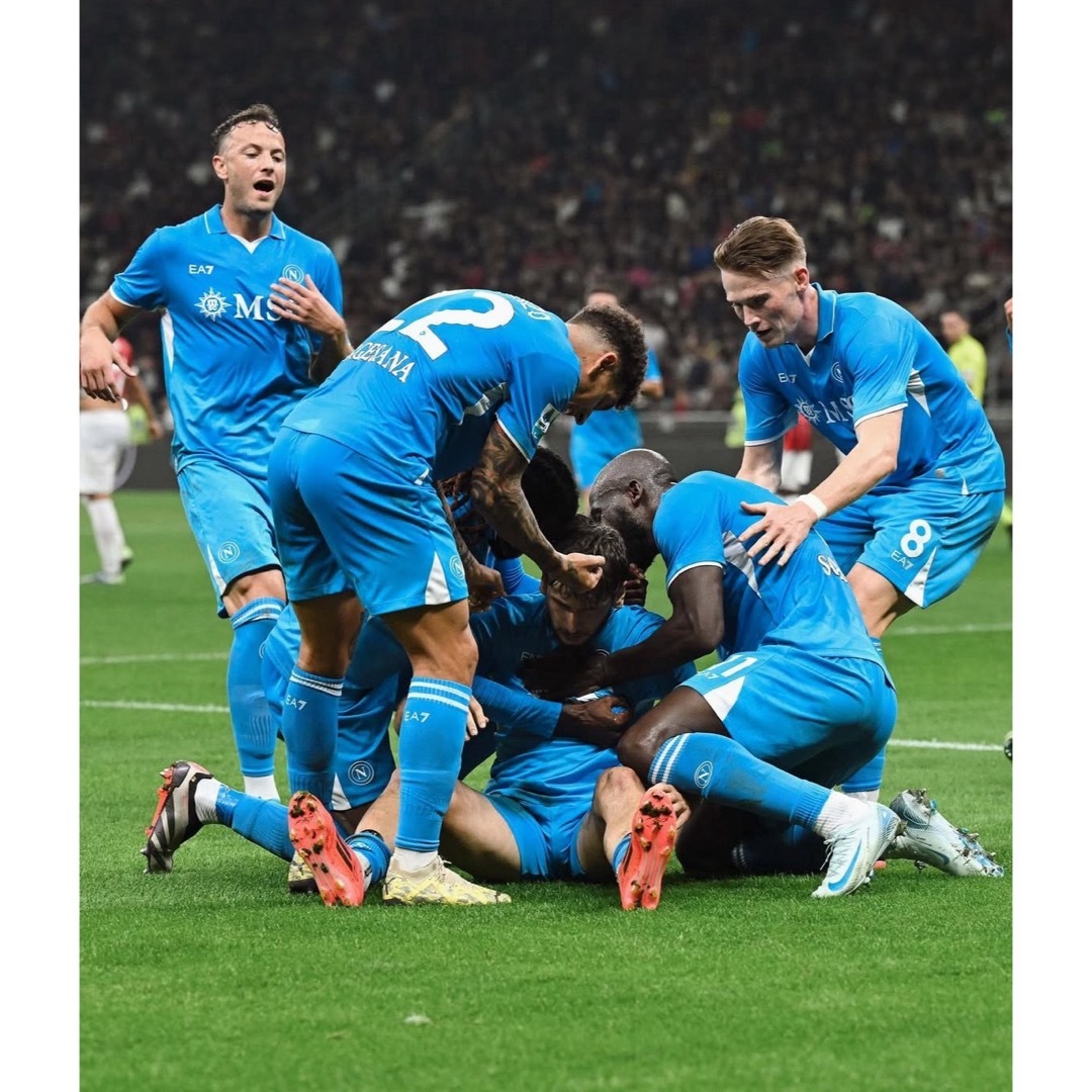 EMPORIO ARMANI EA7 - SSCナポリ24/25 ユニフォーム サイン入り Sの