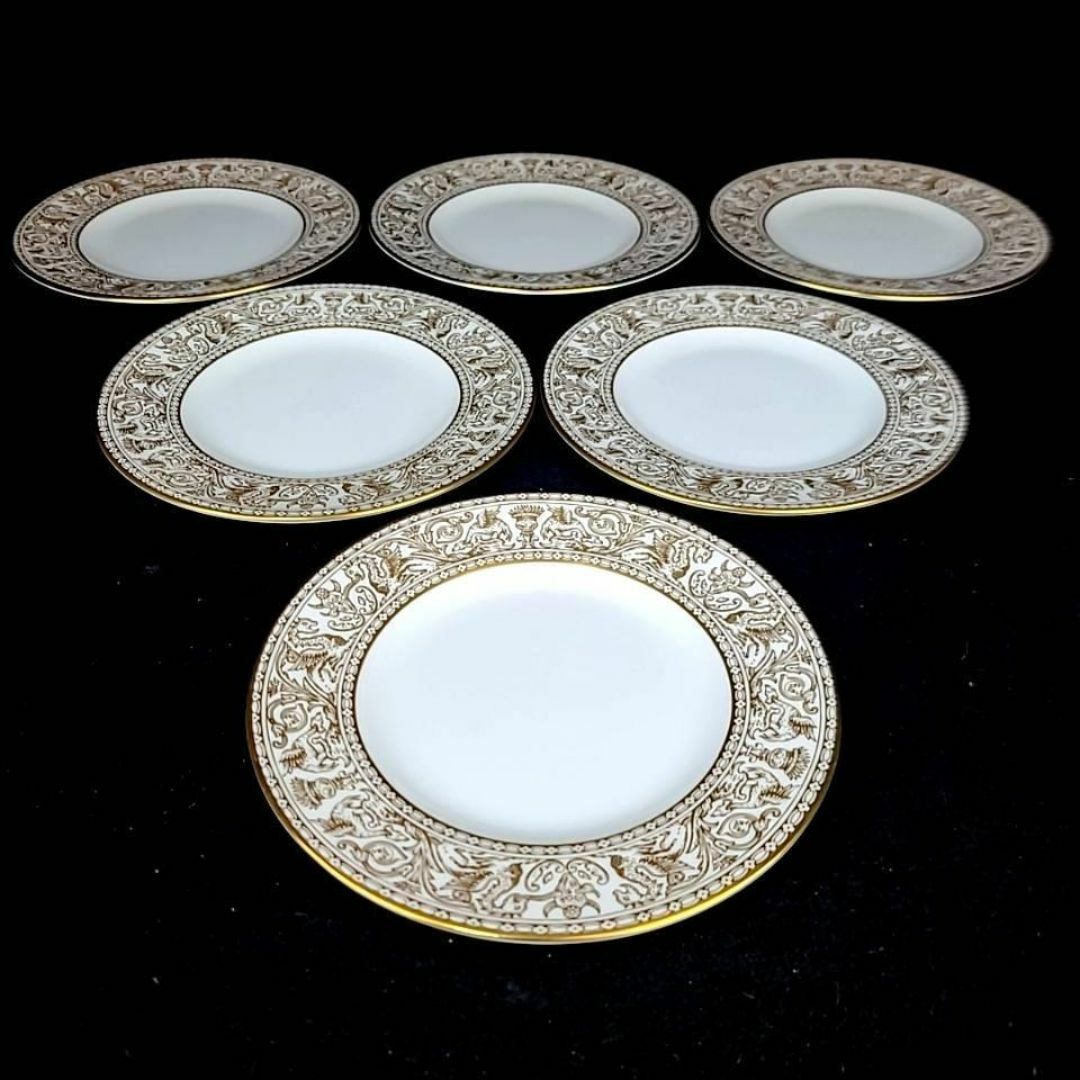 希少 ウェッジウッド フロレンティーン ゴールド 27cmディナープレート