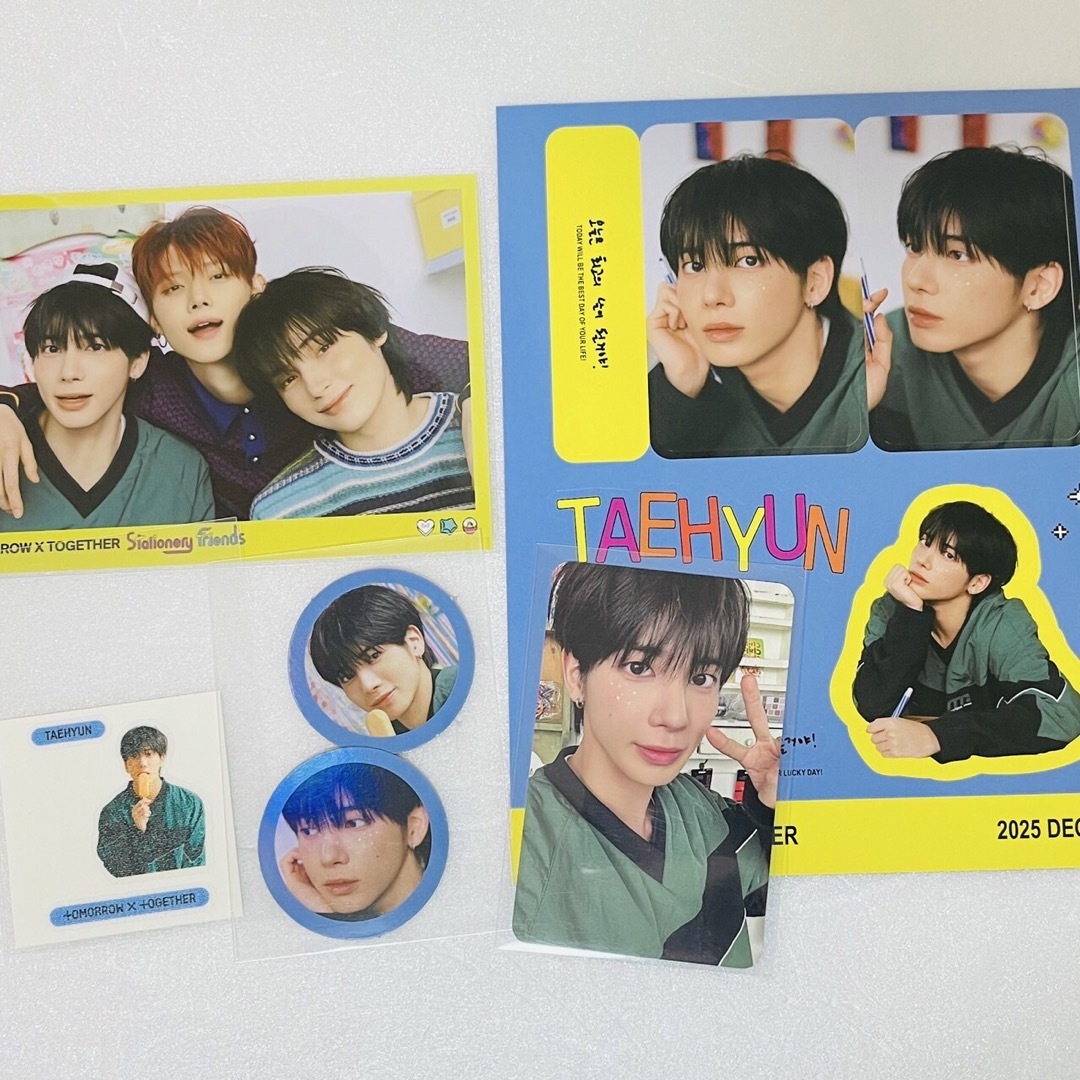TOMORROW X TOGETHER - TXT テヒョン トレカ ステッカー デコキット