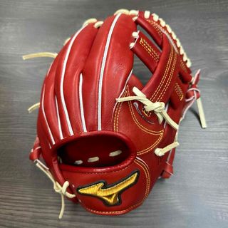 ☆美品☆ ミズノプロ 硬式 内野手用 5DNA サイズ9 中指 薬指リング加工済