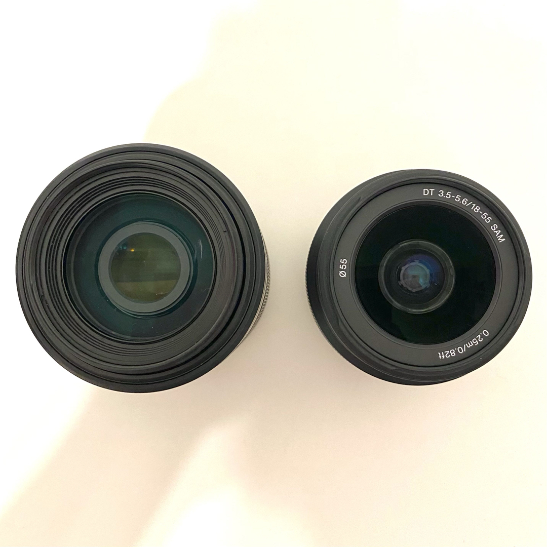 SONY - 【極上品】SONY Wズームレンズセット SAL1855＋SAL55200-2の