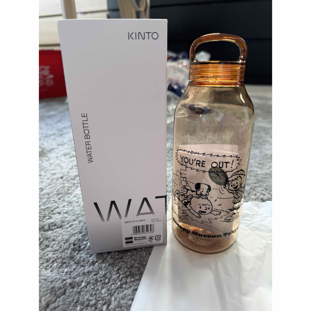 SNOOPY - スヌーピーミュージアム KINTO ウォーターボトル 500 300