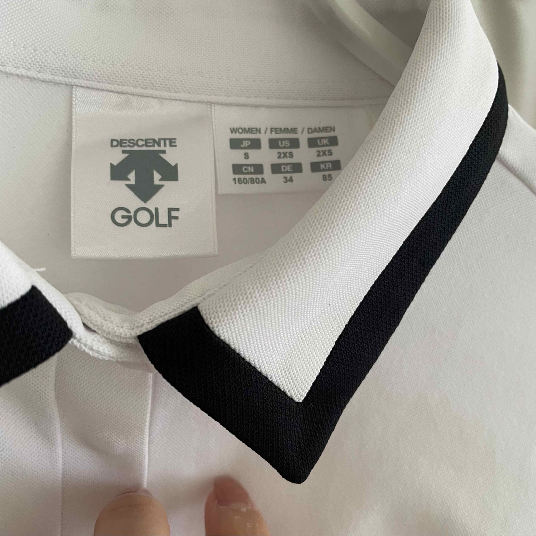 DESCENTE - デサントゴルフ ソロテックス鹿の子ライジング切り替え