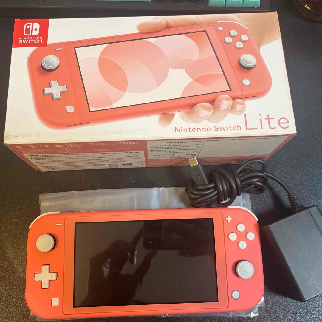 Nintendo Switch - Nintendo Switch Liteピンク本体 箱あり充電器あり