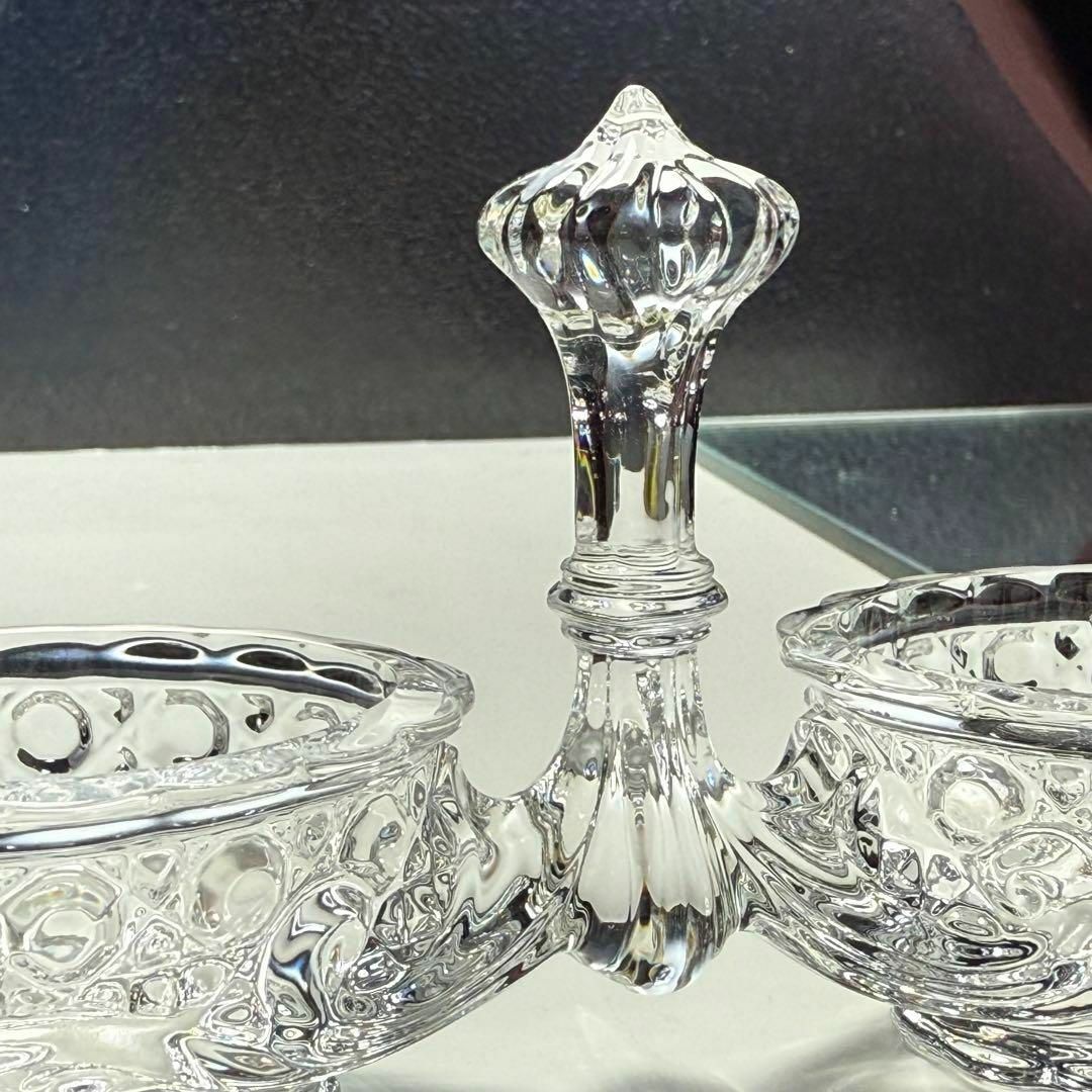 美しい輝きオールドバカラ Baccaratディアマン ピエーリー☆塩入れ☆ステキ