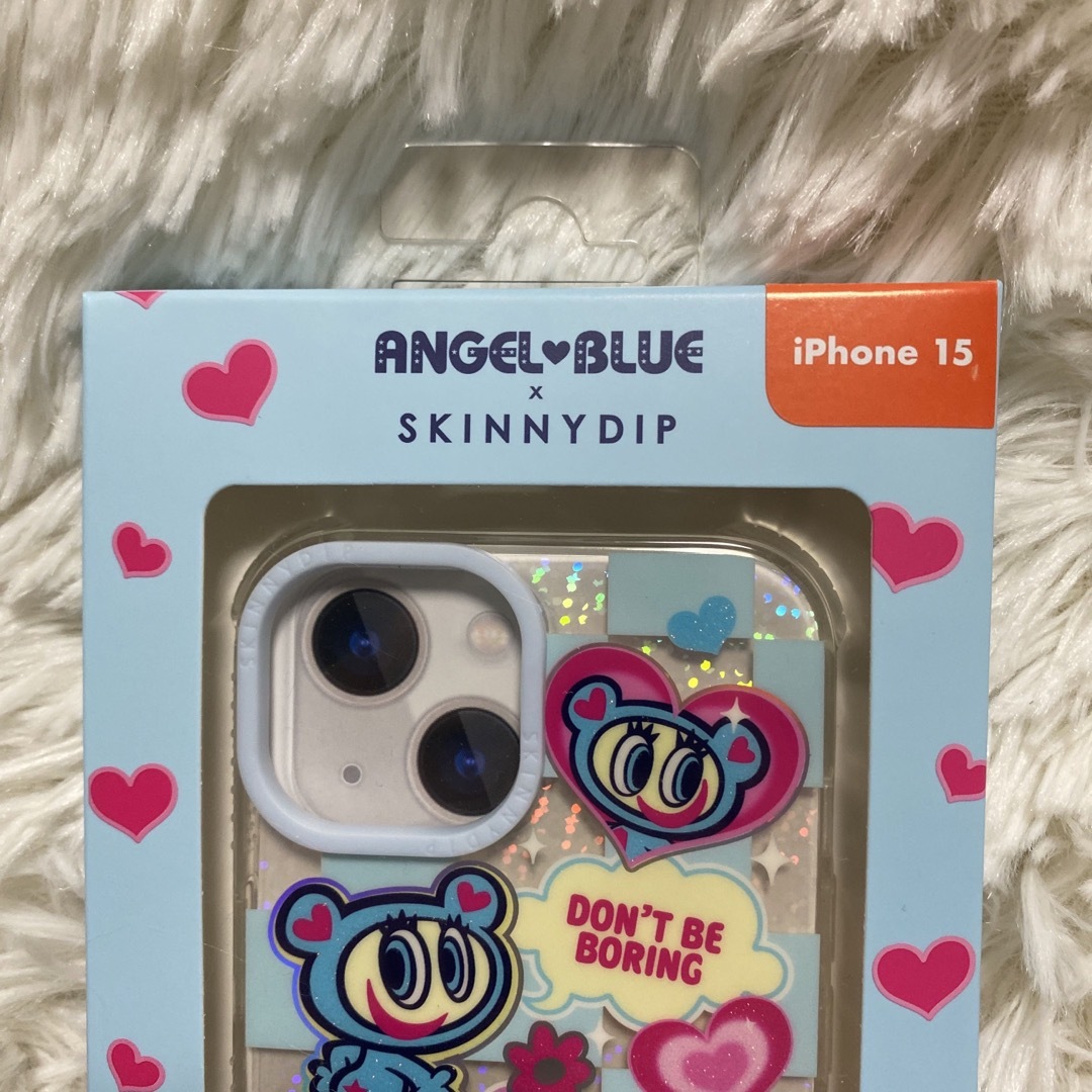SKINNYDIP - iPhone15 エンジェルブルー ナカムラくん スキニー
