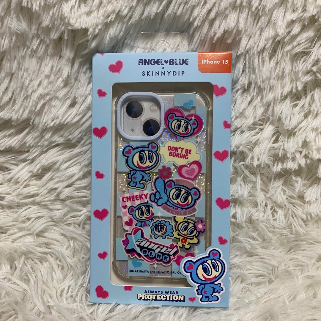 SKINNYDIP - iPhone15 エンジェルブルー ナカムラくん スキニー