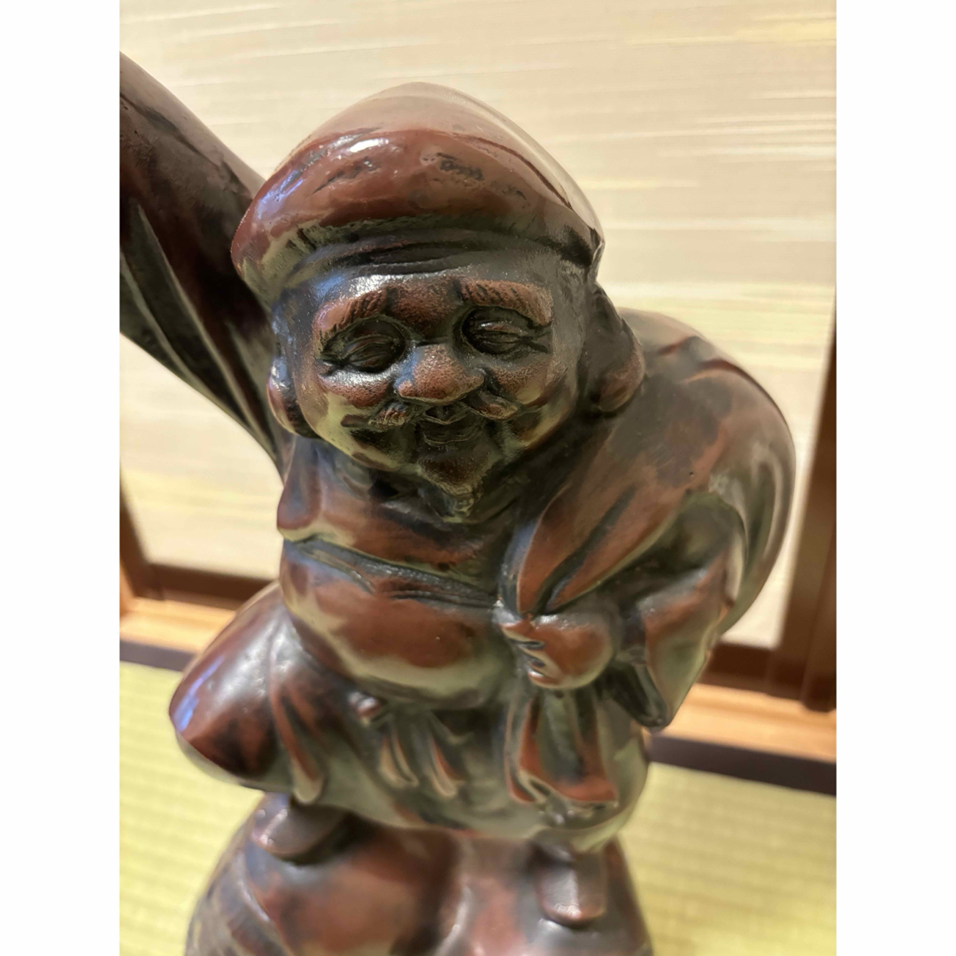 昭和レトロ⭐︎開運七福神大黒天大黒様二俵大黒置物の通販 by siete7's