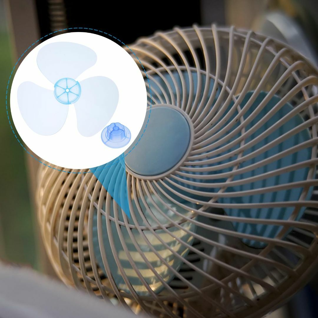 色:青】NUOLUX 扇風機 羽根 扇風機の羽根のみ 交換 扇風機ブレード フ