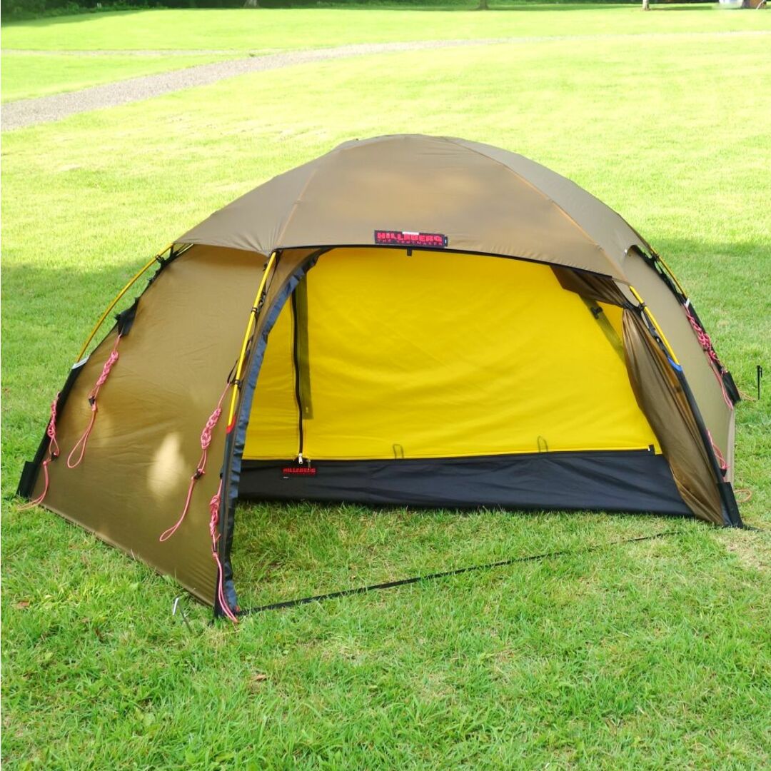 美品 ヒルバーグ HILLEBERG ALLAK2 サンド フットプリント付 アラック2